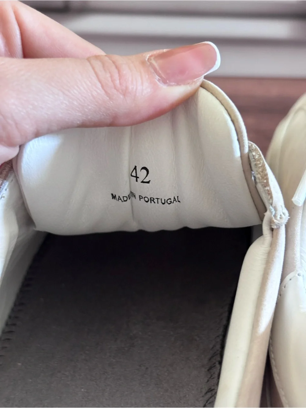 Sans Matin Gaia Platform Sneakers Taupe Nubuck Leather & White Leather Platform